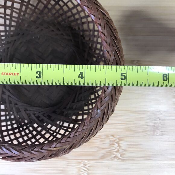 Set of 10 Nesting Wicker Basket Bowls Home Decor Boho Eclectic Country Farmhouse - Picture 7 of 7